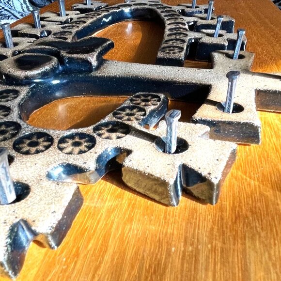 VTG Artisan Handmade Stoneware Pottery Last Supper Award Winning Religious Décor - Picture 11 of 16